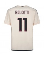 AS Roma Andrea Belotti #11 Venkovní Dres 2023-24 Krátký Rukáv